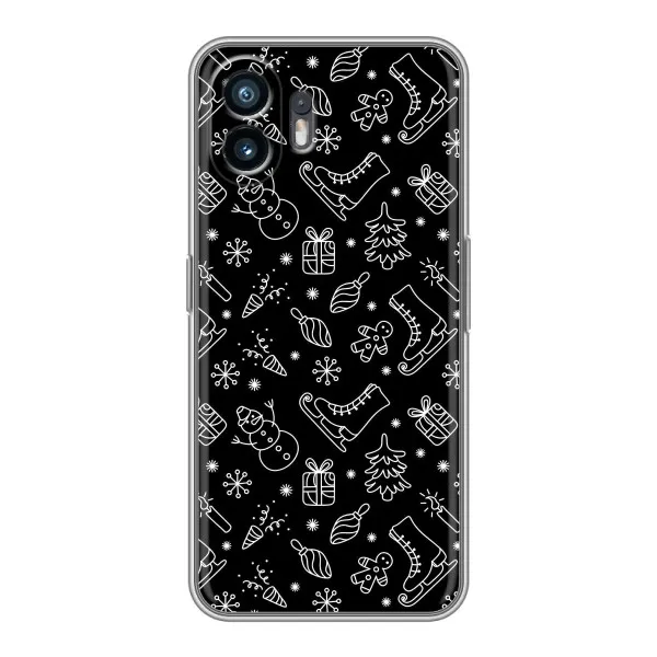 Чехол с принтом «Новогодний фон» для Huawei Pura 70