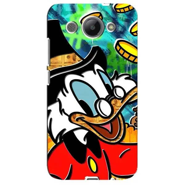 Чехол с принтом «Счастлива Утка» для Huawei Y3 2017 Чехол с принтом «Счастлива Утка» для Huawei Y3 2017