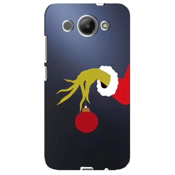 Чехол с принтом «Гринч с игрушкой» для Huawei Y3 2017