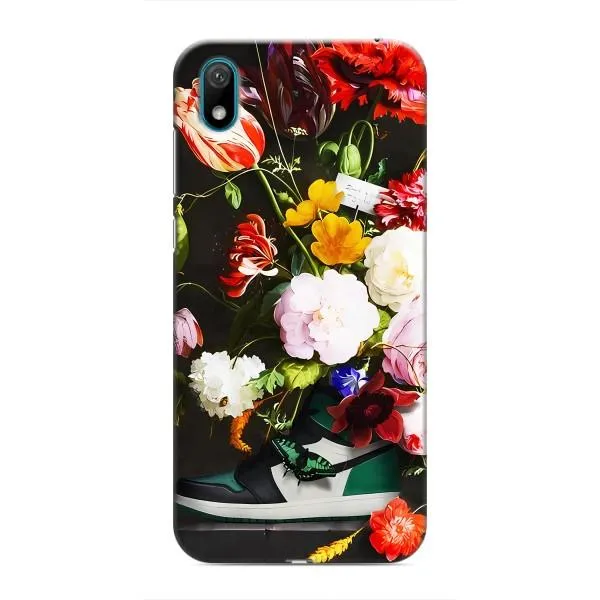 Чехол с принтом «Nike цветы» для Huawei Y5 2019