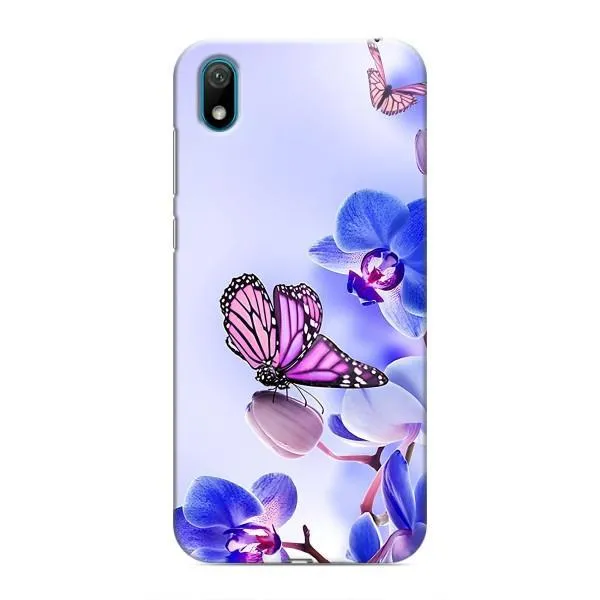 Чехол с принтом «Бабочка на цветочке» для Huawei Y5 2019