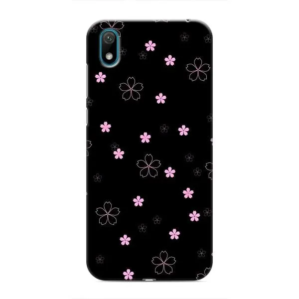 Чехол с принтом «Розовые цветы на черном» для Huawei Y5 2019 Чехол с принтом «Розовые цветы на черном» для Huawei Y5 2019
