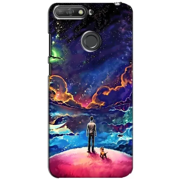 Чохол з принтом «Вид Галактики» для Huawei Y6 Prime 2018