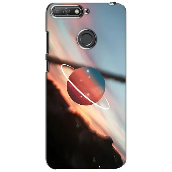 Чохол з принтом «Сатурн» для Huawei Y6 Prime 2018
