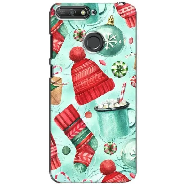 Чехол с принтом «Одежда НГ» для Huawei Y6 Prime 2018