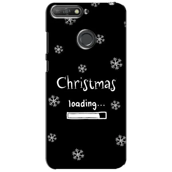 Чехол с принтом «Christmas loading» для Huawei Y6 Prime 2018