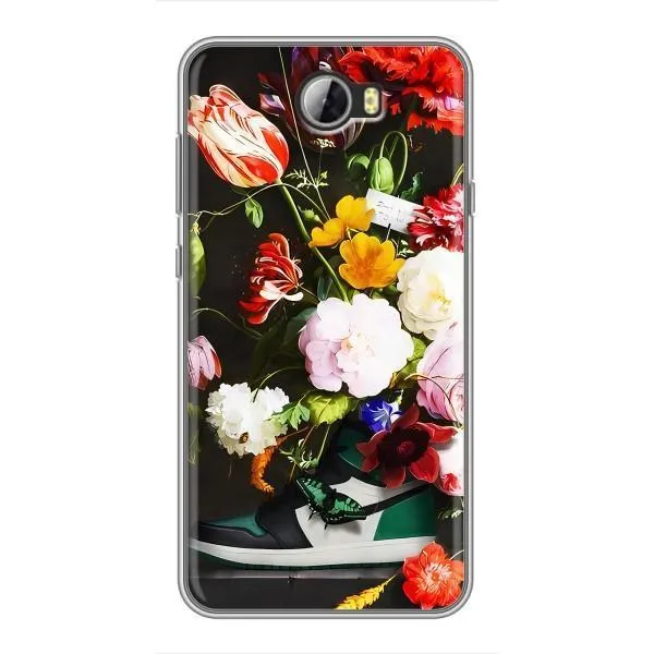 Чехол с принтом «Nike цветы» для Huawei Y5II