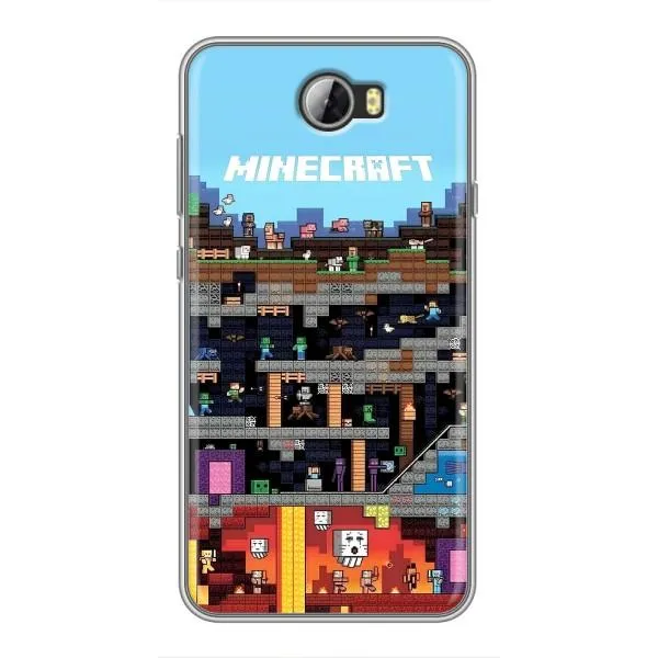 Чехол с принтом «фон Minecraft» для Huawei Y5II Чехол с принтом «фон Minecraft» для Huawei Y5II