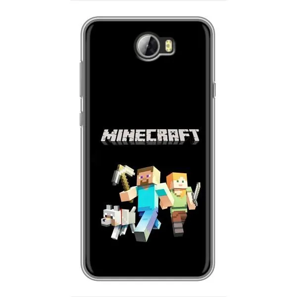 Чехол с принтом «герои Minecraft» для Huawei Y5II Чехол с принтом «герои Minecraft» для Huawei Y5II