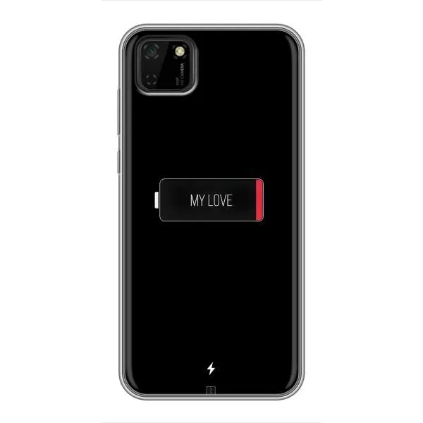 Чехол с принтом «Love battery» для Huawei Y5p Чехол с принтом «Love battery» для Huawei Y5p