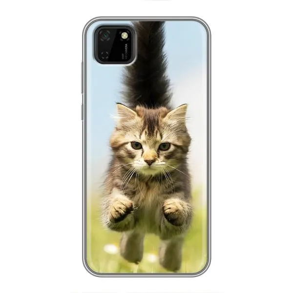 Чехол с принтом «Прыжок кота» для Huawei Y5p Чехол с принтом «Прыжок кота» для Huawei Y5p