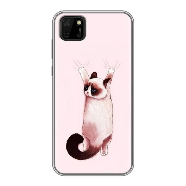 Чехол с принтом «Котик падает» для Huawei Y5p
