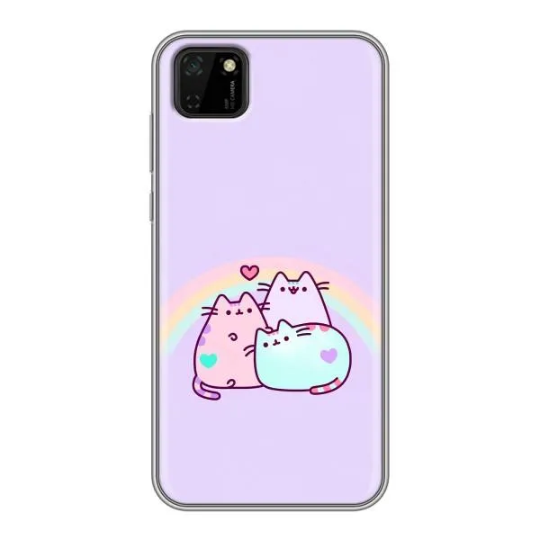 Чехол с принтом «Радужные котики» для Huawei Y5p