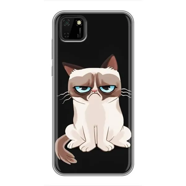 Чехол с принтом «Грустный кот» для Huawei Y5p
