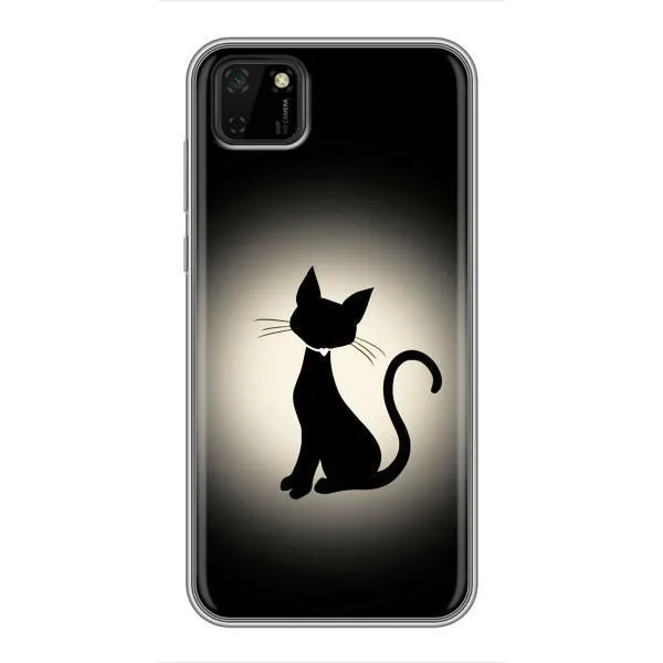 Чехол с принтом «Силуэт котика» для Huawei Y5p