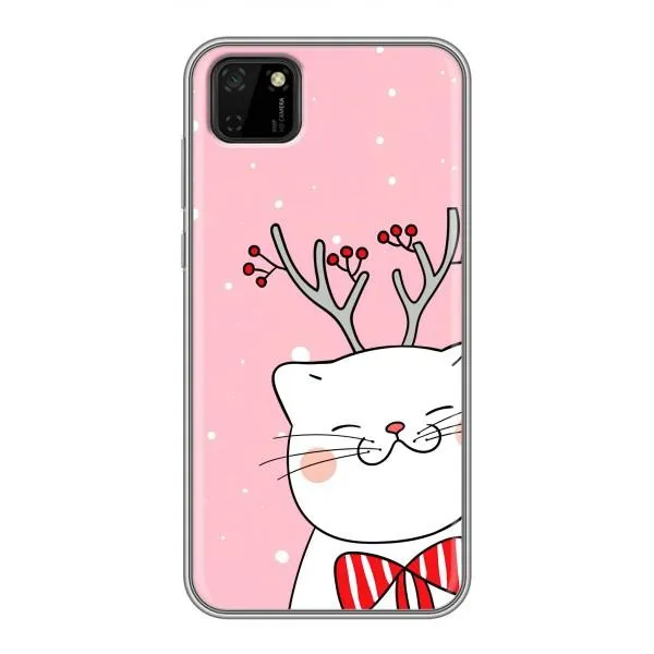 Чехол с принтом «Зимний кот» для Huawei Y5p