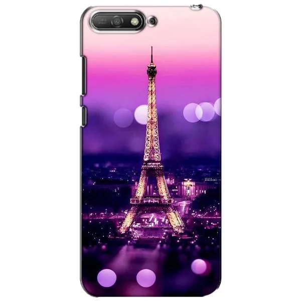 Чохол з принтом «Париж Башня» для Huawei Y6 2018