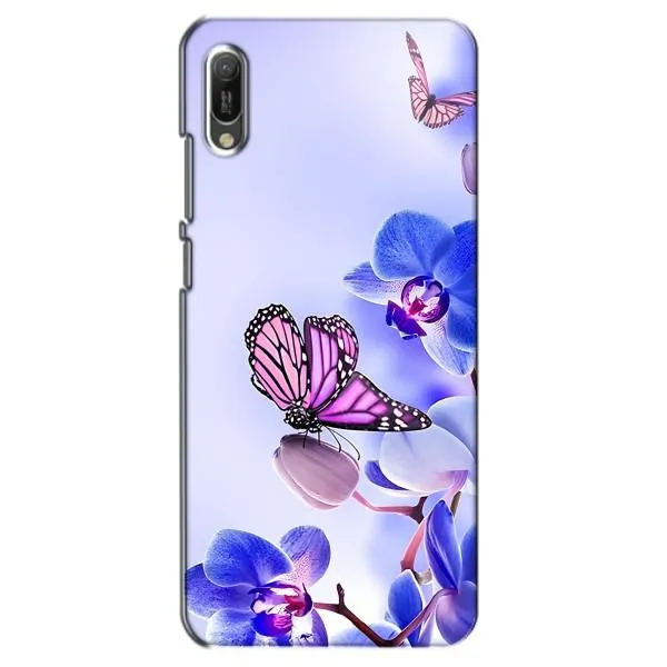 Чехол с принтом «Бабочка на цветочке» для Huawei Y6 2019