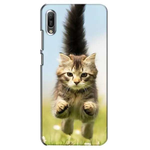 Чехол с принтом «Прыжок кота» для Huawei Y6 2019