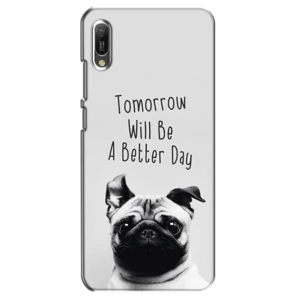 Чехол с принтом «Смешной Мопс» для Huawei Y6 2019