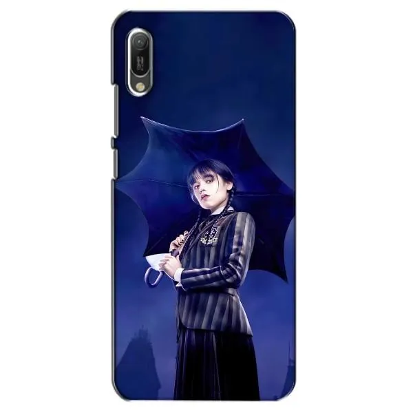 Чохол з принтом «Венздей з парасолькою» для Huawei Y6 2019 Чохол з принтом «Венздей з парасолькою» для Huawei Y6 2019