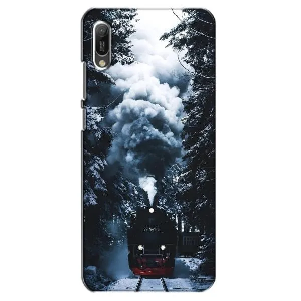 Чехол с принтом «Зимний поезд» для Huawei Y6 2019