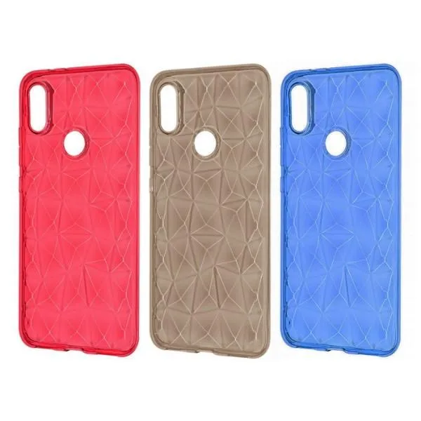 Чехол-бампер AirCAse Transparent Diamond для Huawei Y6 2019/ Y6 Prime 2019 — Розовый — фото 1 Чехол-бампер AirCAse Transparent Diamond для Huawei Y6 2019/ Y6 Prime 2019 — Розовый — фото 1