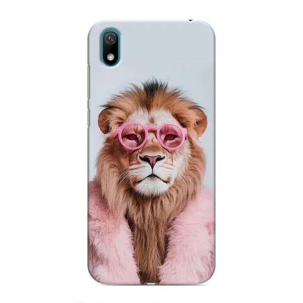 Чохол з принтом «Лев в окулярах» для Huawei Y6 Pro (2019)/ Y6 Prime 2019
