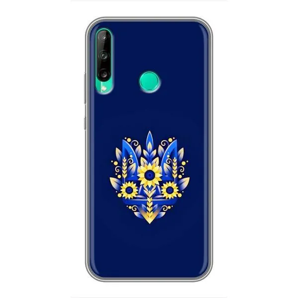 Чохол з принтом «Квітковий Герб» для Huawei Y6p Чохол з принтом «Квітковий Герб» для Huawei Y6p