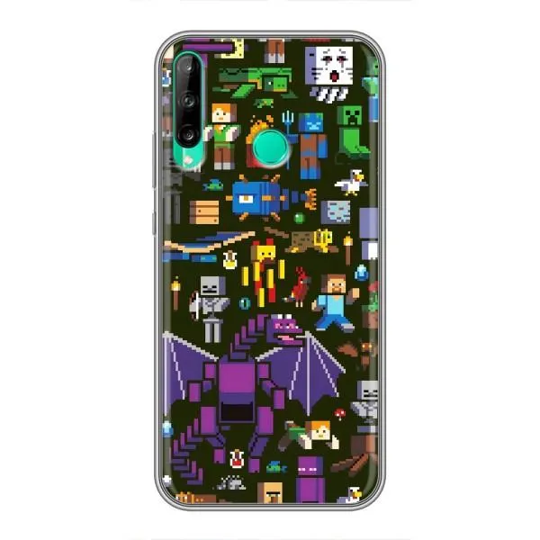 Чохол з принтом «Колаж Майнкрафт» для Huawei Y6p