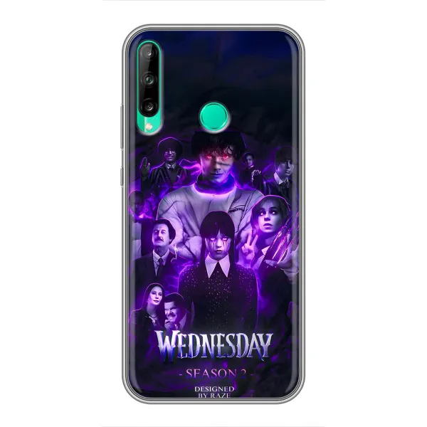 Чехол с принтом «Фиолетовая магия Уэнздей» для Huawei Y6p