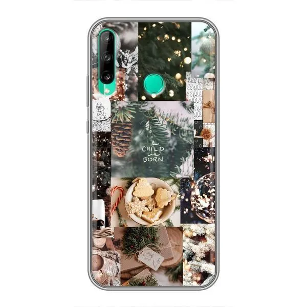 Чехол с принтом «Рождественский коллаж» для Huawei Y6p
