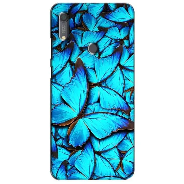 Чохол з принтом «Сині метелики» для Huawei Y6s Чохол з принтом «Сині метелики» для Huawei Y6s