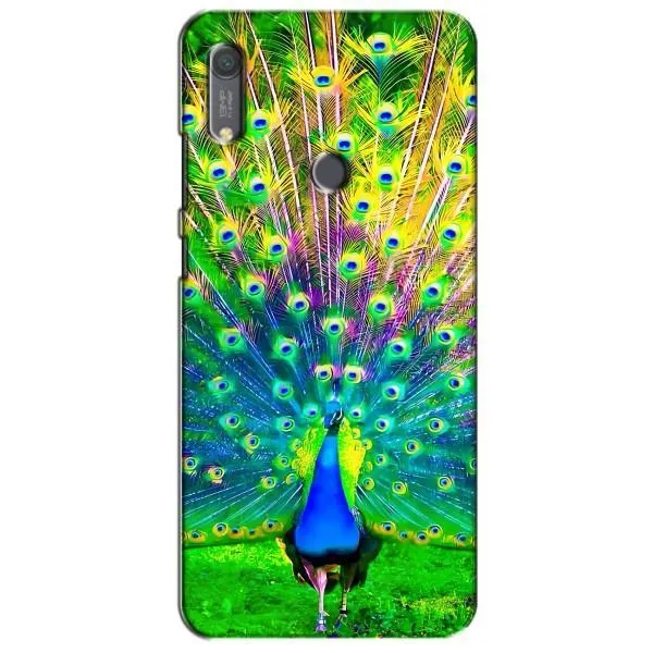 Чохол з принтом «Яскравий Павлин» для Huawei Y6s