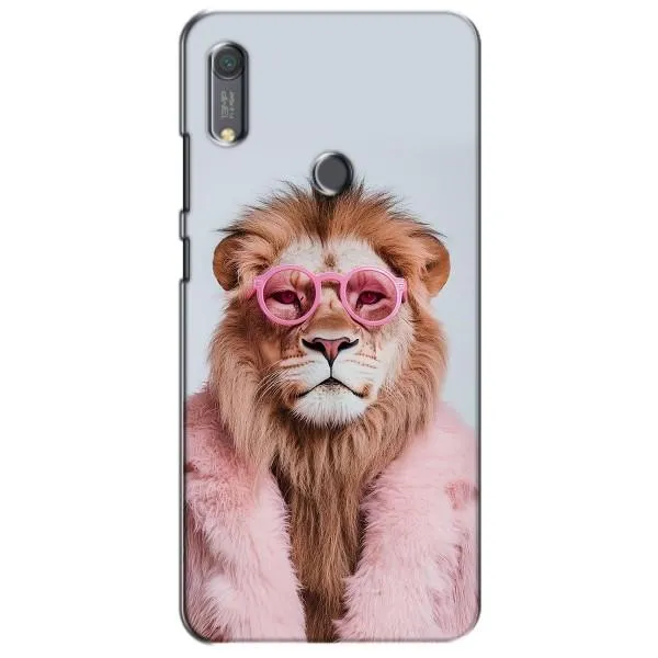 Чехол с принтом «Лев в очках» для Huawei Y6s Чехол с принтом «Лев в очках» для Huawei Y6s