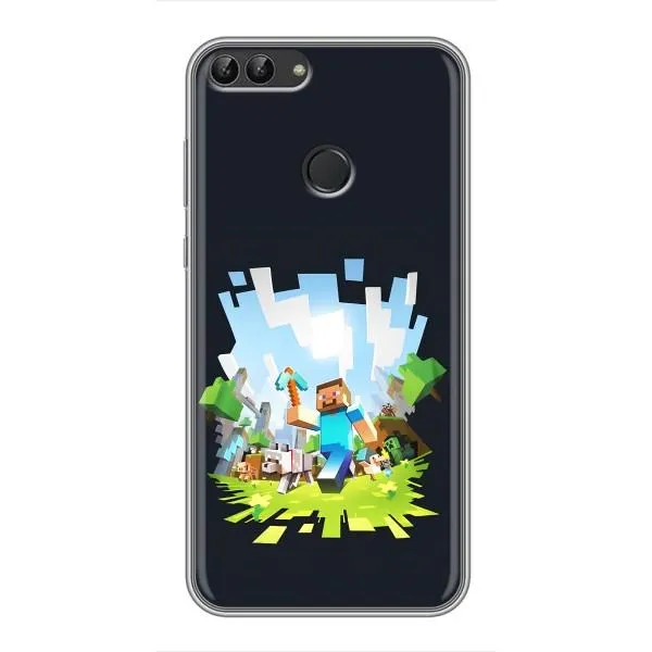 Чехол с принтом «персонажи Minecraft» для Huawei Y7 Prime 2018