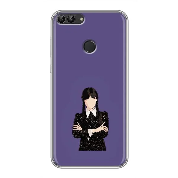 Чехол с принтом «Уэнздей в черном» для Huawei Y7 Prime 2018