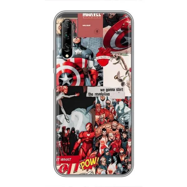 Чехол с принтом «Марвел Комикс» для Huawei Y7 Pro 2019
