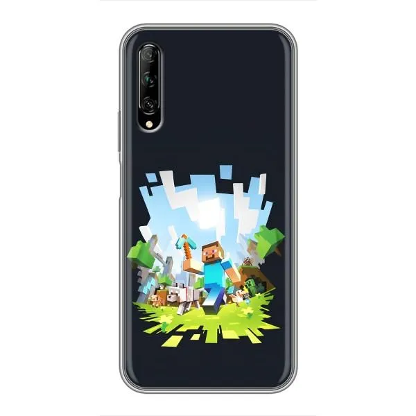 Чехол с принтом «персонажи Minecraft» для Huawei Y7 Pro 2019