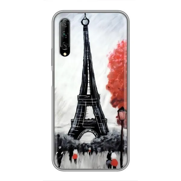 Чохол з принтом «Вежа в Парижі» для Huawei Y7 Pro 2019