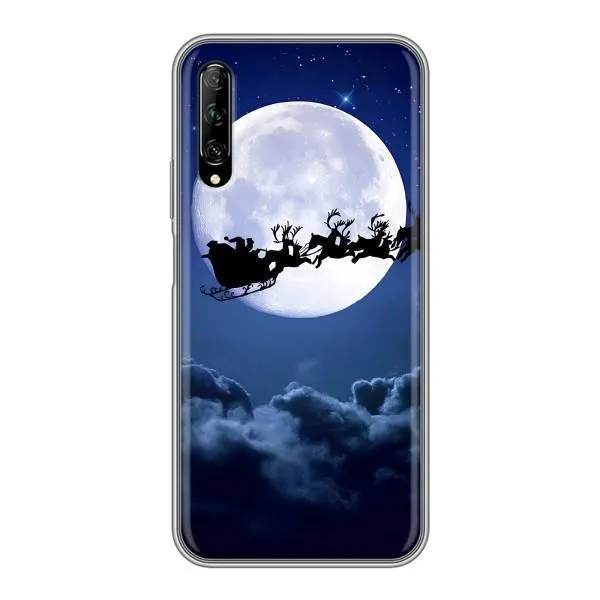 Чехол с принтом «Санта - луна» для Huawei Y7 Pro 2019