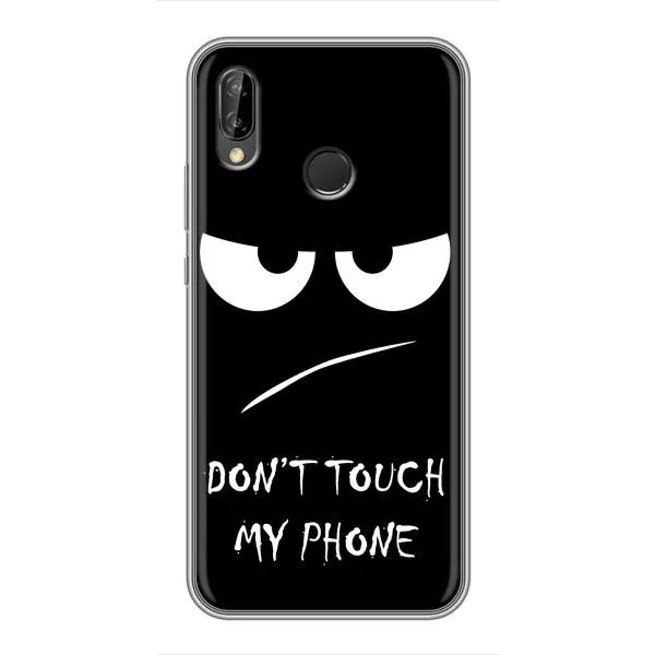 Чехол с принтом «Dont Touch» для Huawei Y7 2019