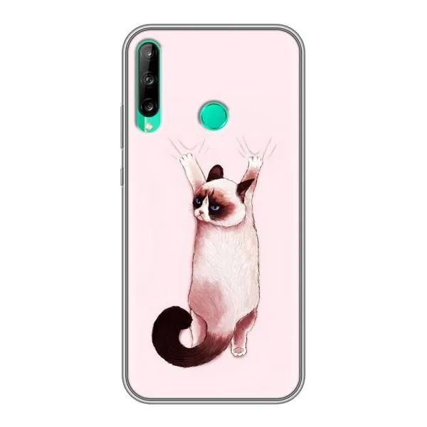 Чехол с принтом «Котик падает» для Huawei Y7p (2020)