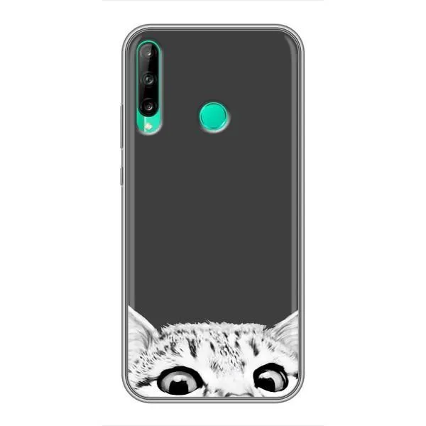 Чехол с принтом «Выглядывает кот» для Huawei Y7p (2020)