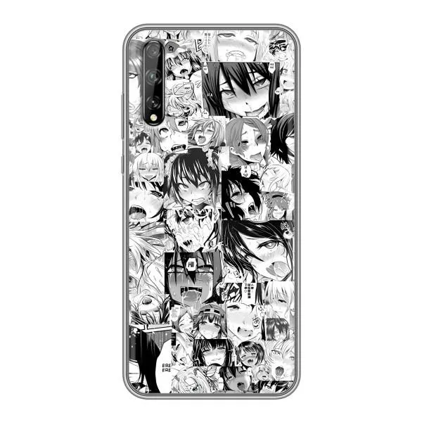 Чехол с принтом «Ahegao manga» для Huawei P Smart S / Y8p (2020)