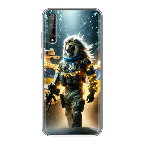 Чехол с принтом «ЛЕВ ЗСУ» для Huawei P Smart S / Y8p (2020)