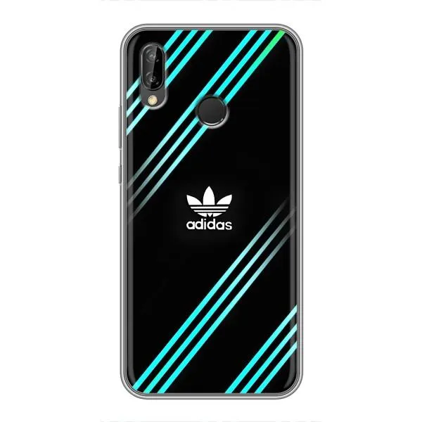 Чохол з принтом «Адідас з полосами» для Huawei Y9 2019 / Enjoy 9 Plus