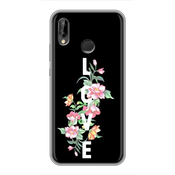 Чехол с принтом «Цветы LOVE» для Huawei Y9 2019 / Enjoy 9 Plus