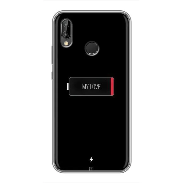 Чехол с принтом «Love battery» для Huawei Y9 2019 / Enjoy 9 Plus
