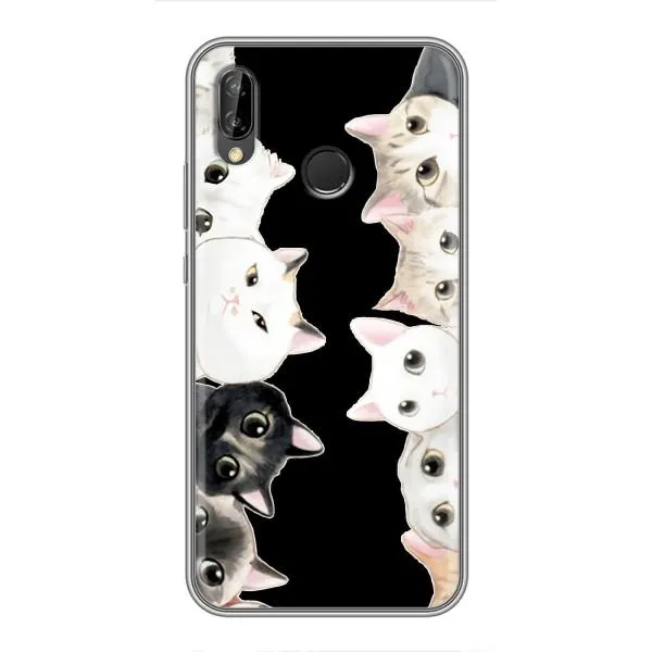 Чехол с принтом «Взгляд котов» для Huawei Y9 2019 / Enjoy 9 Plus